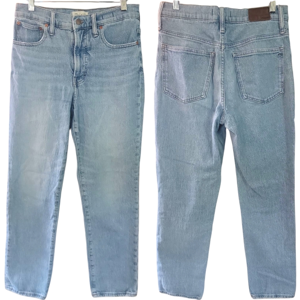 Madewell The Perfect Vintage Jean Size 28 Light Wash High Rise Straight Leg